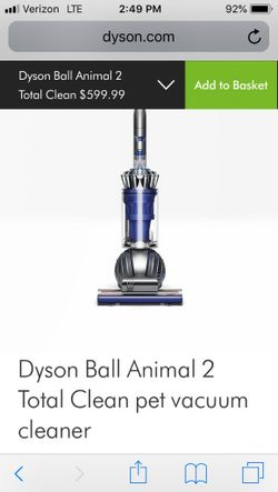 dyson ball animal 2 total clean pet vacuum **NEW NEVER USED**
