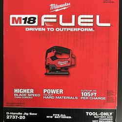 Milwaukee M18 Fuel Brushless Jigsaw