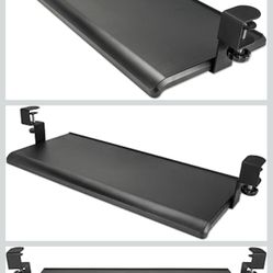 Alera Adaptivergo Clamp-On Keyboard Tray, 30.7" X 13", Black