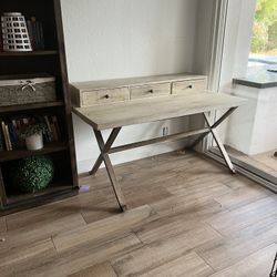 Industrial Wood Desk