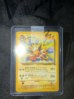 Jolteon Holo Rare Pokémon Card Jungle Set 20/64