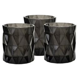 Black Small Glass Holders