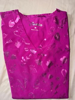 Pink Scrub Top