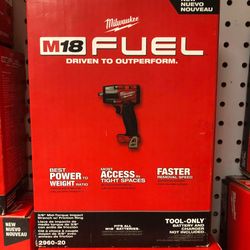 Milwaukee New 3/8” Mid Impact Wrench Fuel 