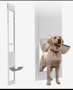 New Other VEVOR Dog Door For Sliding Glass Door With 91"-96” Height, White