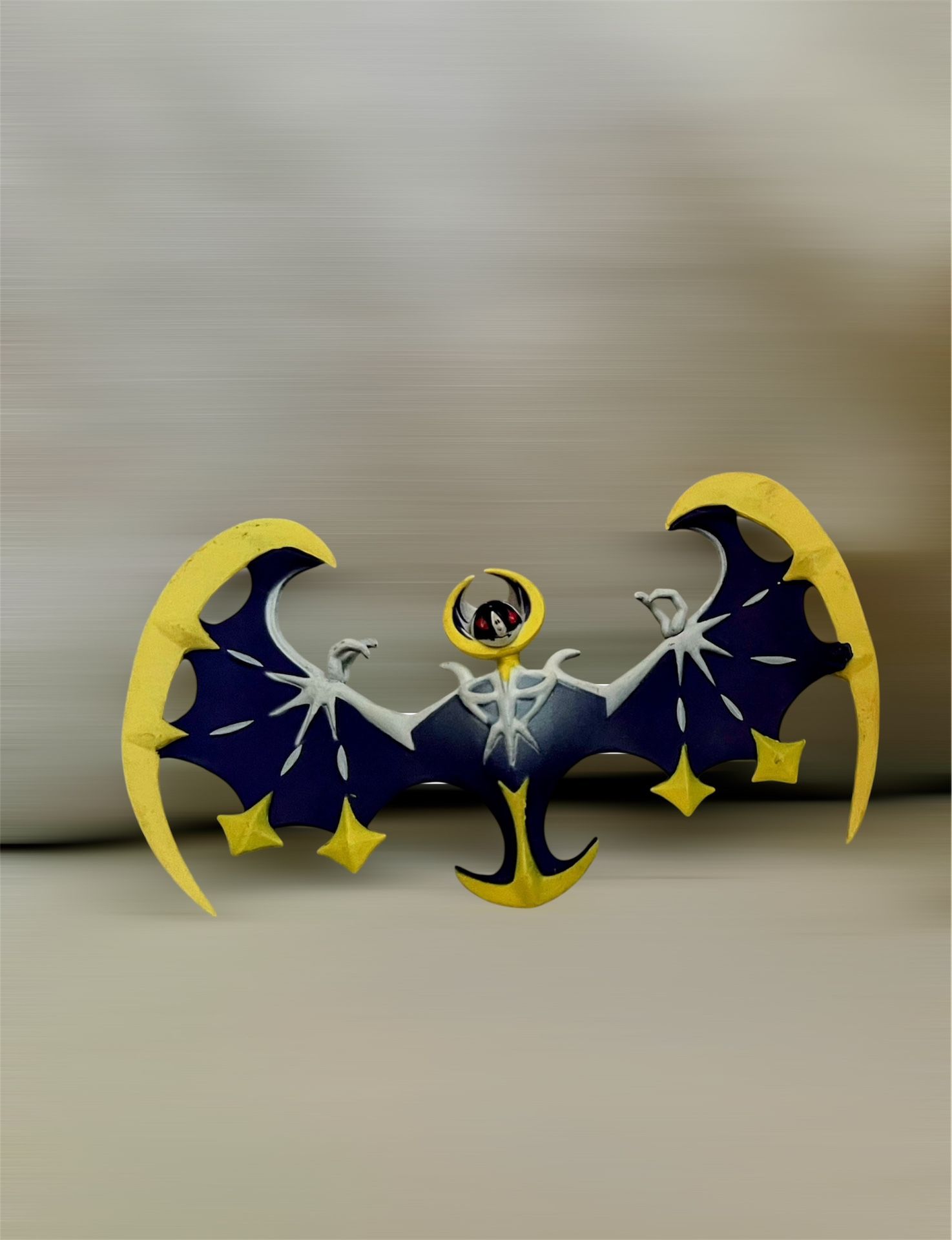 Pokemon Sun And Moon, Lunala Figurine, 3 1/2" Wide