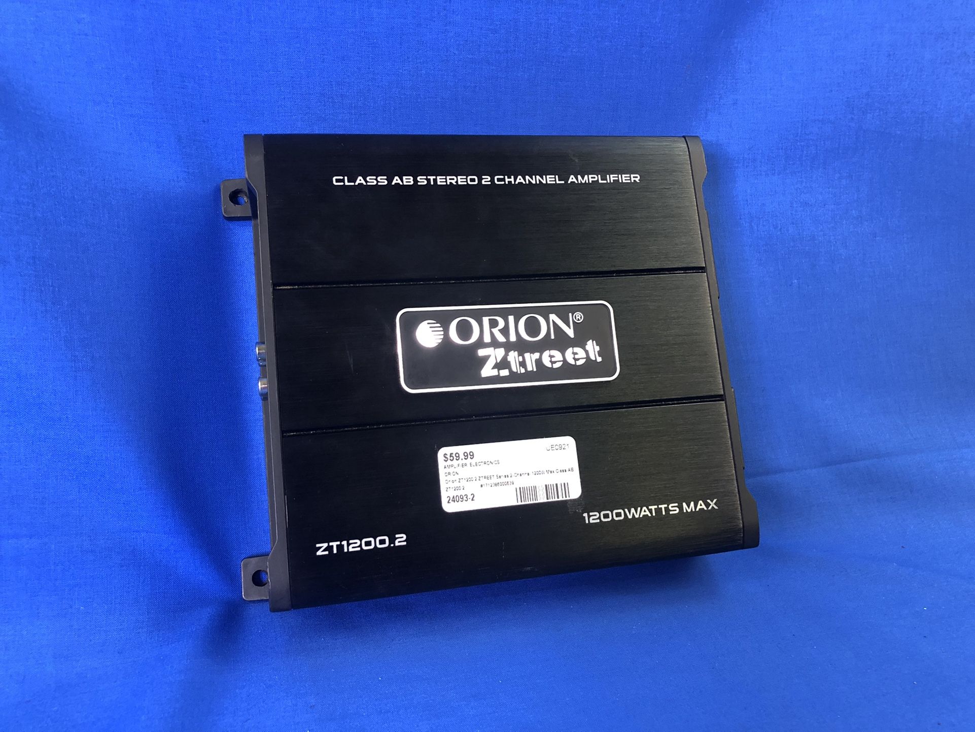 Orion A Street 2 Channel 1200 Watt Amplifier (2T1200.2)