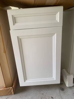 Kitchen cabinets.