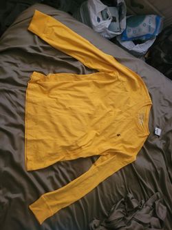 Brand-New With Tags Men's Polo Ralph Lauren Long-Sleeve Shirt 100% Cotton Size L Gold