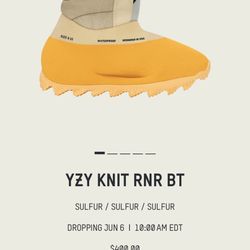 YZY Knit Runner Size 9 Brand New From confirmed 