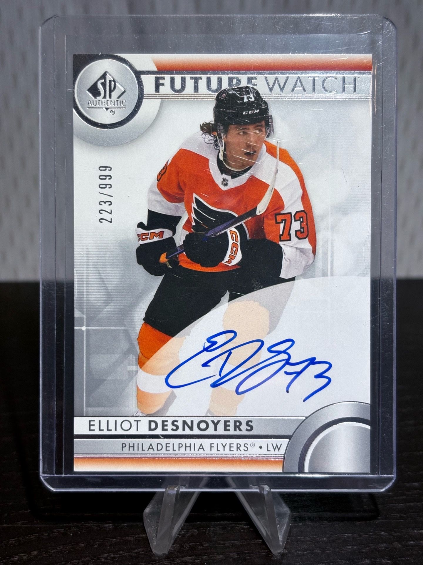 #143 Elliot Desnoyers 2023-24 SP Authentic 223/999
