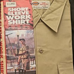 Brand New! 1990s Vintage DICKIES Mens Short Sleeve Work Shirt👷‍♂️   
