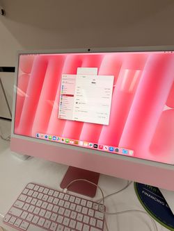 iMac M4 latest version 16GB ram 512GB SSD Pink