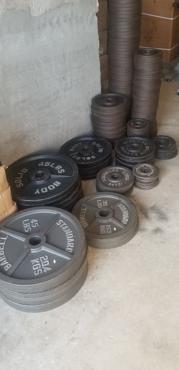 Olympic Weights Plates Sets See Discription For Sale In