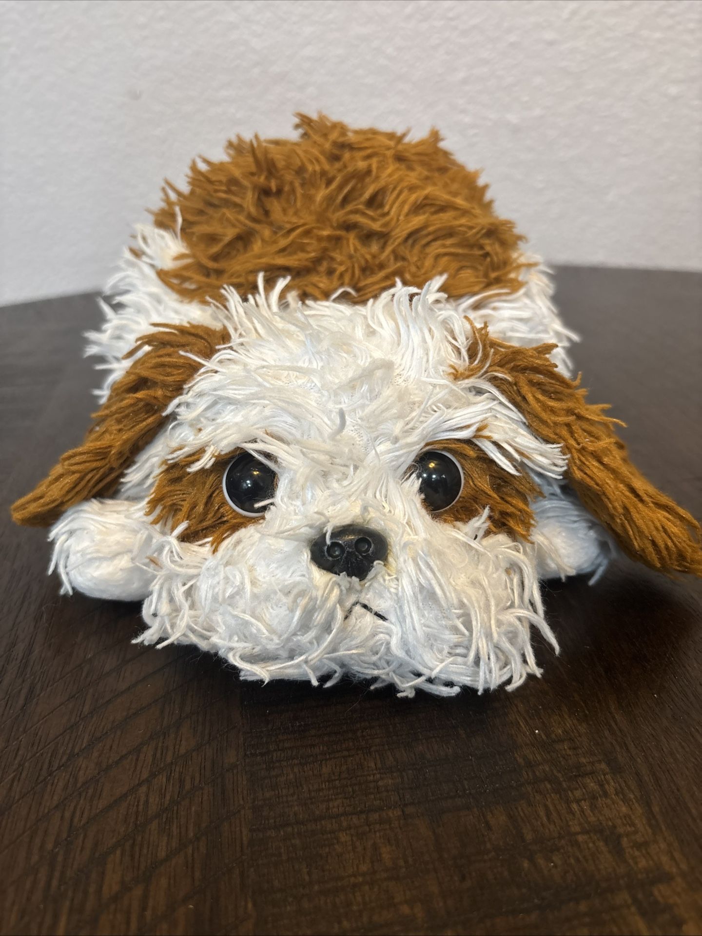 Aurora World Brown/White Shaggy Flopsie Murphy Dog Used