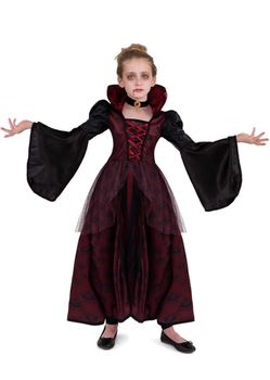 Girls Vampire Halloween Costume Dress