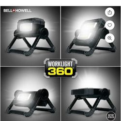 2 Double A Battery Powered Work Lights 