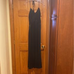 Black Evening Long Slip Dress Size 4 $5