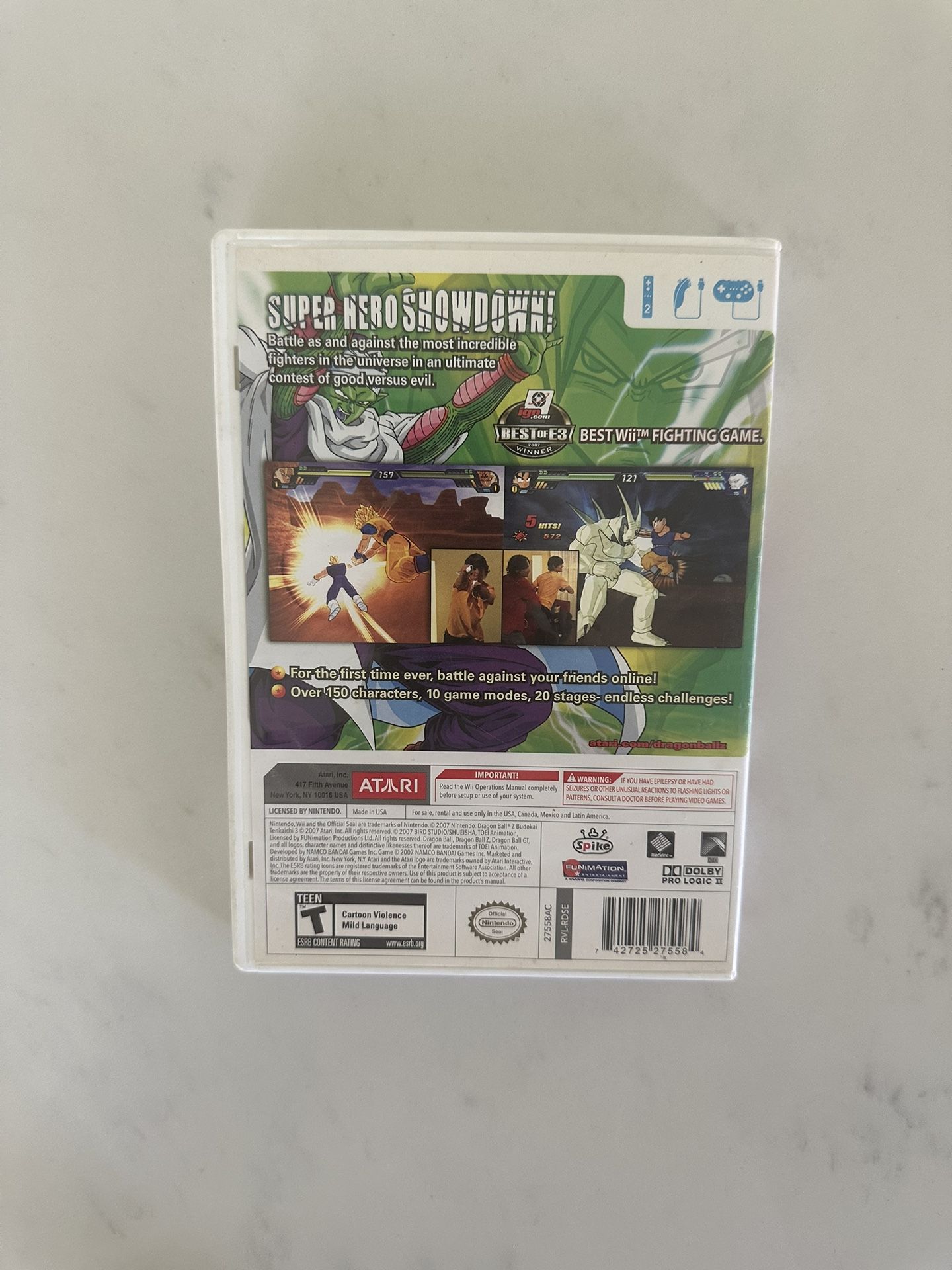 Dragon Ball Z: Budokai Tenkaichi 3 - Nintendo Wii [Pre-Owned] – J&L Video  Games New York City