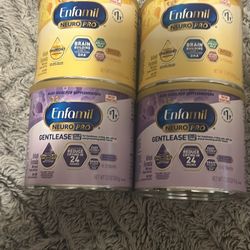 Baby Formula, Enfamil Nuropro And Nuropro Gentlease