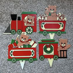 Rare Vintage Christmas Train Decoration