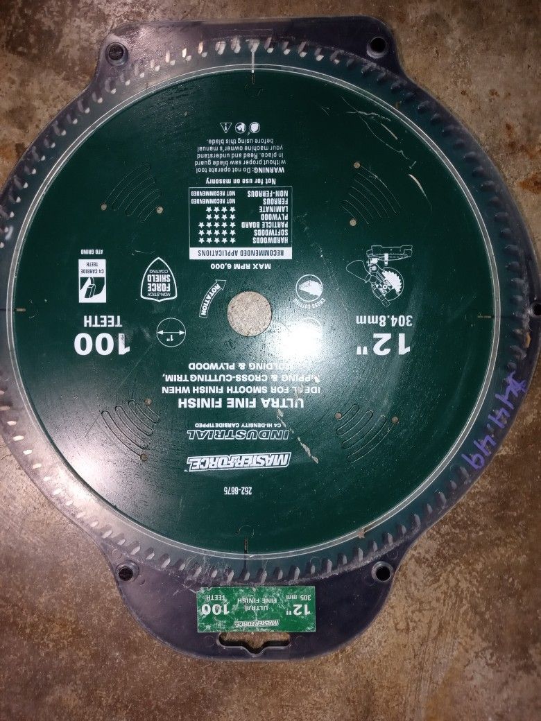 12" Saw Blades $40