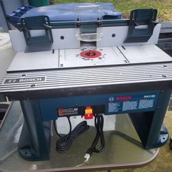 Bosch Router Table And Router