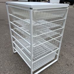 Elfa Wire Basket Storage Rack Cabinet Closet Junk Drawers 