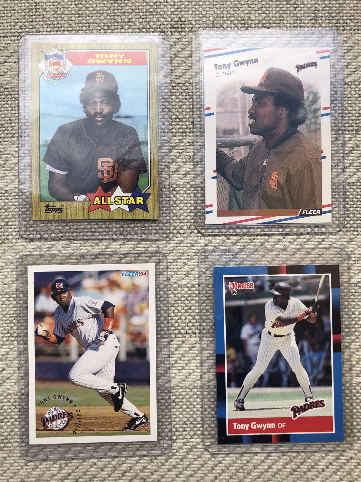 Tony Gwynn Baseball card lot