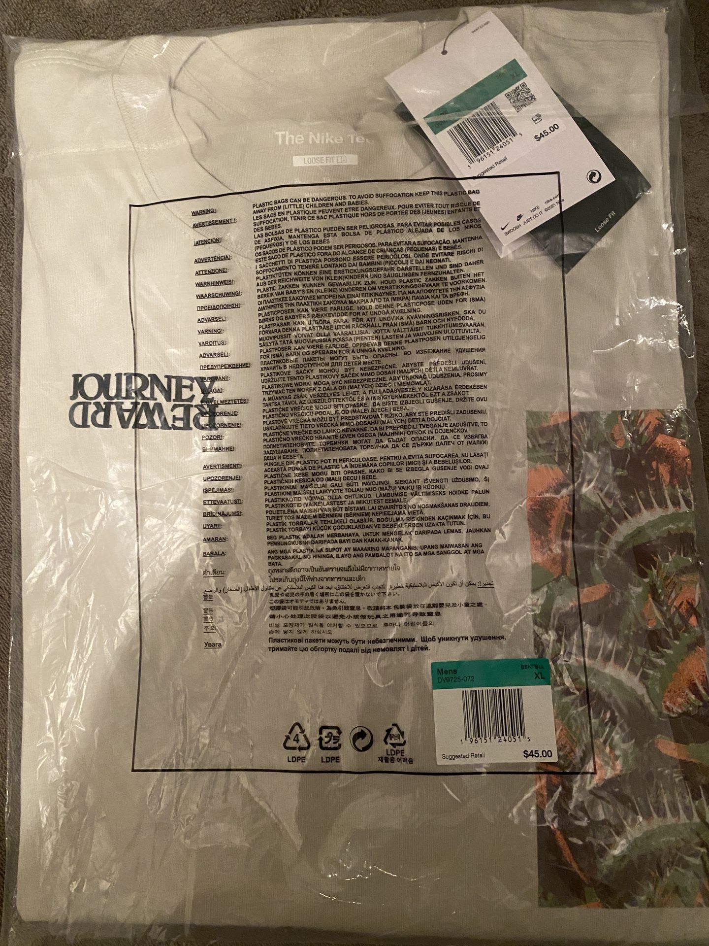 Nike Kyrie Journey Reward Long sleeve Shirt XL