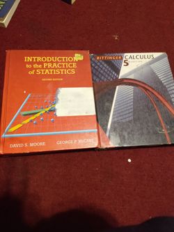 Calculus & Statistics Textbooks