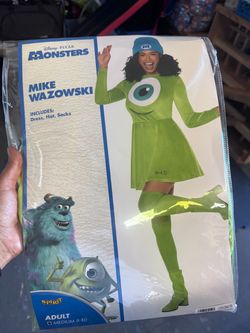 Women size medium Mike wazowski costume