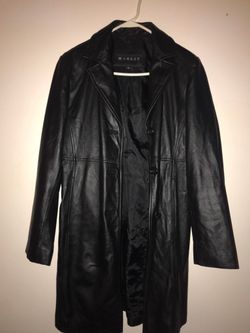 womens Winlit black leather sz sm
