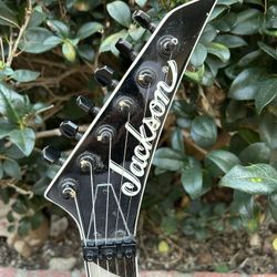 Jackson Flying V Electric Guitar Humbuckers Floyd Rose Tremelo. Excellent Condition! 