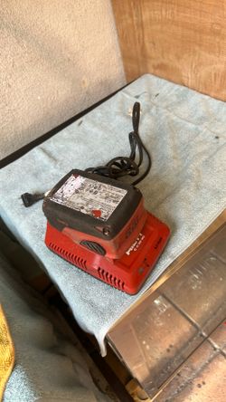 Hilti battery. End charge