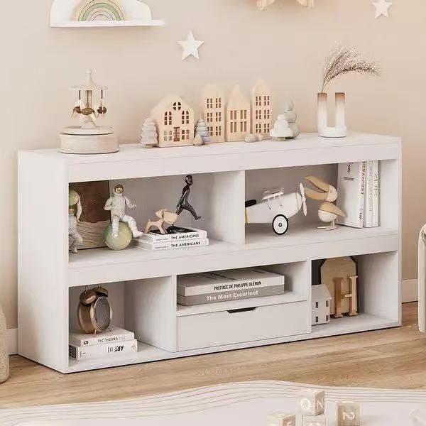 Toy Storage Organizer 5 Cubes Bookshelf with Drawer $70