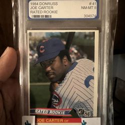 1984 Donruss, Joe Carter Rated Rookie Card