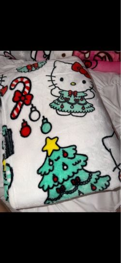 Hello Kitty plush blanket