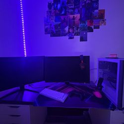 Double Monitor Setup (all Info In Description) Willing To Part Out Also