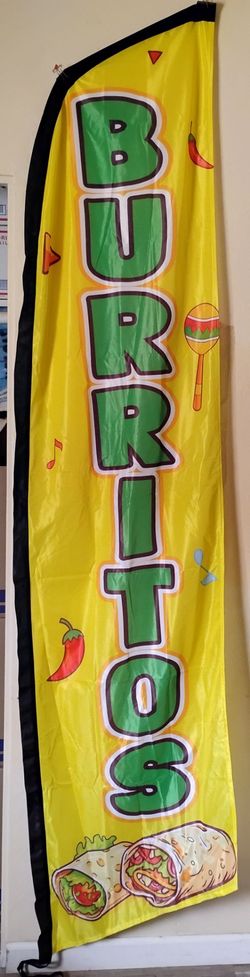 Big Burrito Banner 2 FT x 7 Ft New