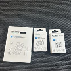 2-Pack Battery & LTD2 USB Charger Replacement for VJIANGER 4K Digital camera