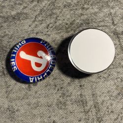 Philadelphia Phillies Dime Size Dome Covered Flat Back Charms, 20 pack, DIY projects