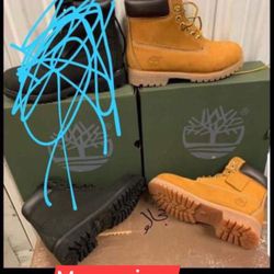 Men Wheat Timberland Boots Size 8.5,10,11 Only . No Other Sizes 