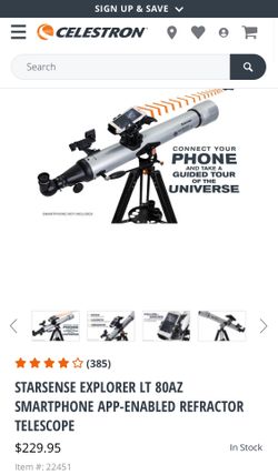 Celestron Telescope - Smart Phone Connectivity