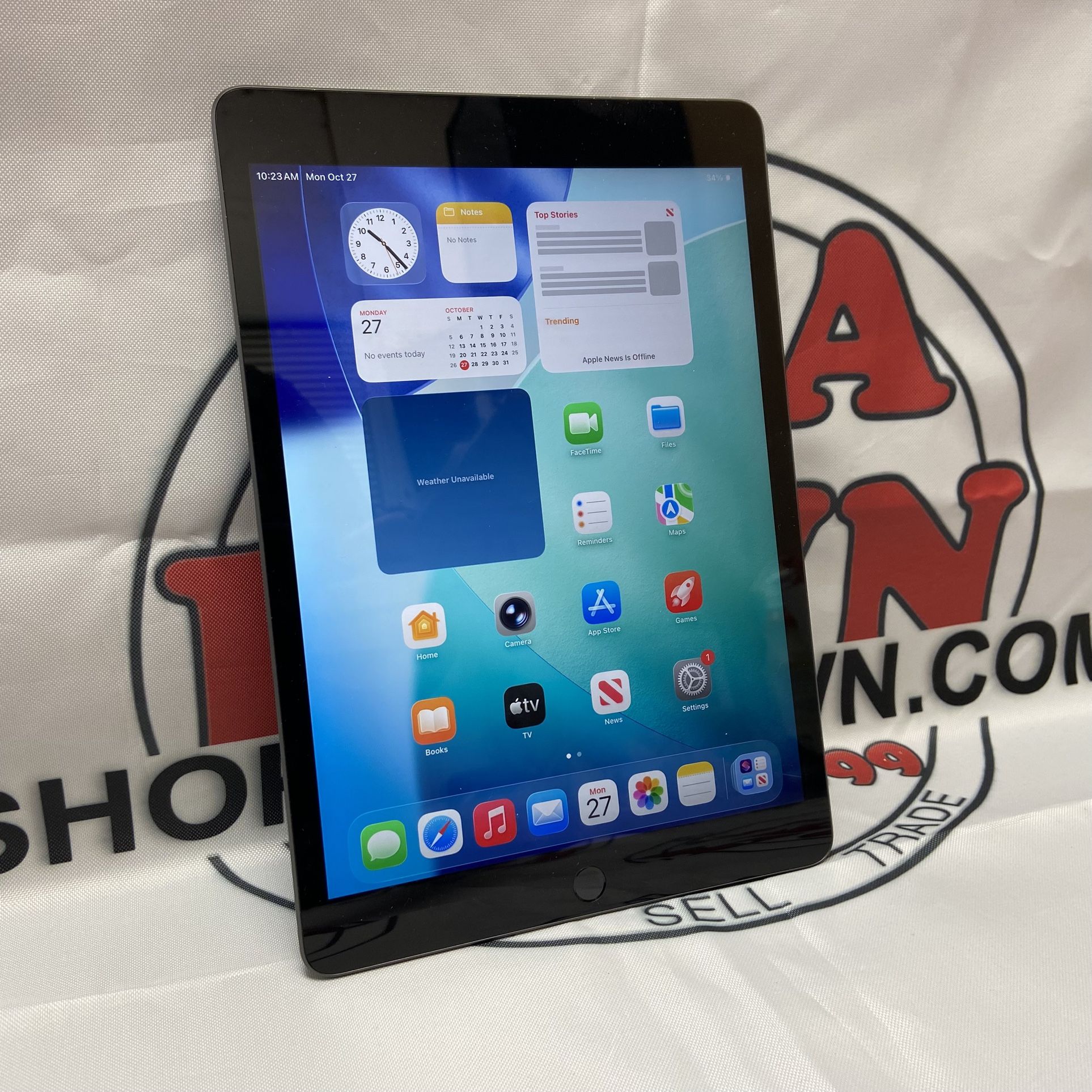 Apple iPad 9th Gen 64GB 10.2” Tablet WI-FI ONLY NO CHARGER 11049473