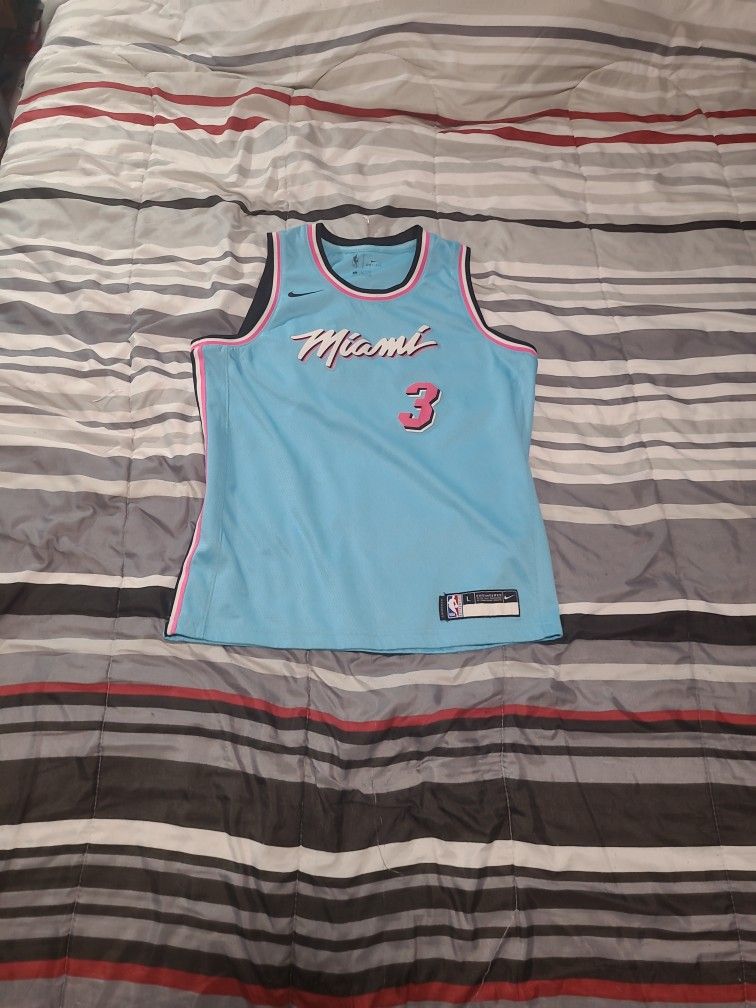 Dwyane Wade Miami Heat Nike Swingman Jersey Light Blue City