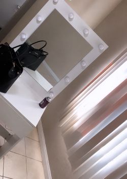 white vanity