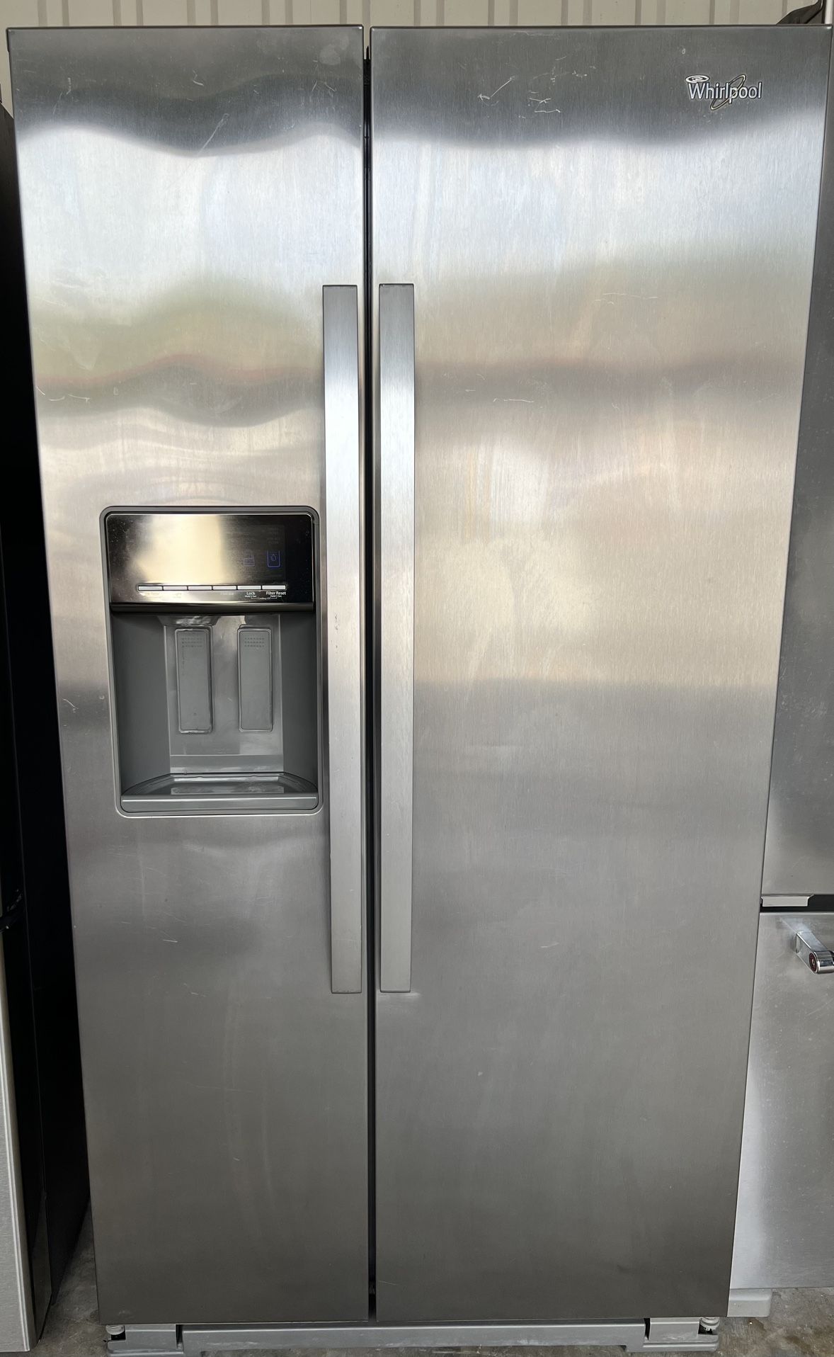 Whirlpool Stainless Steel Side By Side Refrigerator 