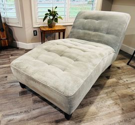 Sage green indoor lounger