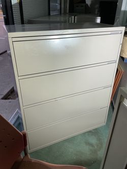 42” Four Drawer Lateral File Cabinet